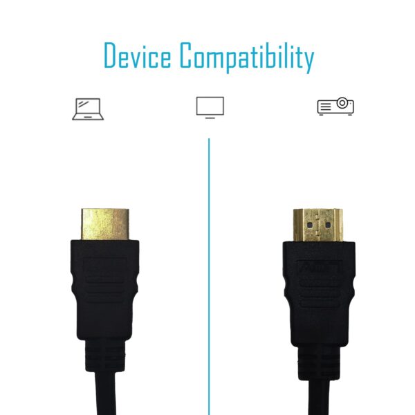 Cable HDMI  (M) a HDMI (M) 2.0 10FT Gold Platted 4K  - Imagen 2