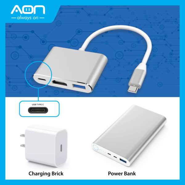Adaptador Tipo C a USB, USB C HDMI (H) - Imagen 5