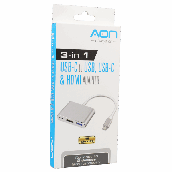Adaptador Tipo C a USB, USB C HDMI (H) - Imagen 2