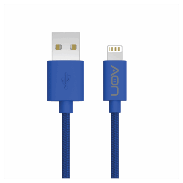 Cable USB-A a Lightning (Nylon - Azul) de 3m - Imagen 3