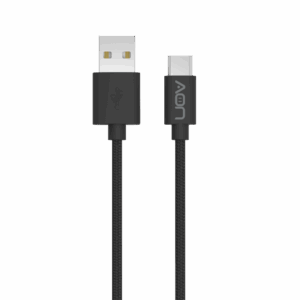 AON Cable  USB-C de Carga Negro 2M