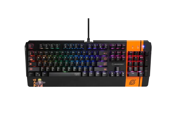 Teclado USB-A Naruto Leaf Ninja KX-500 (RGB) - Imagen 7