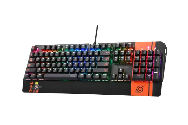 Teclado USB-A Naruto Leaf Ninja KX-500 (RGB) - Imagen 4