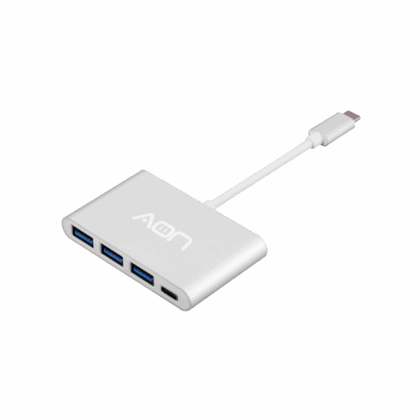 Adaptador Tipo C (M) a USB X3 USB C (H) - Imagen 2