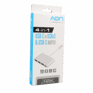 Adaptador Tipo C (M) a USB X3 USB C (H)