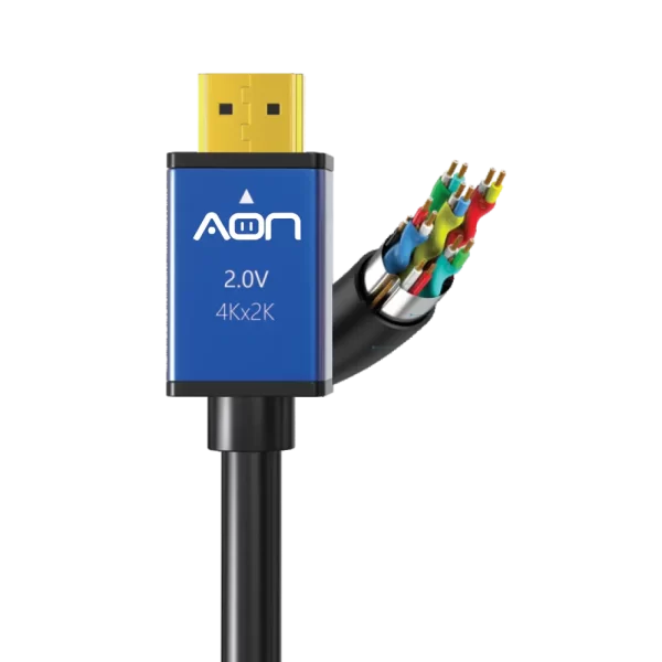 AON Cable HDMI  a HDM 1.8 Mts V2 4K Gold Platted - Imagen 3