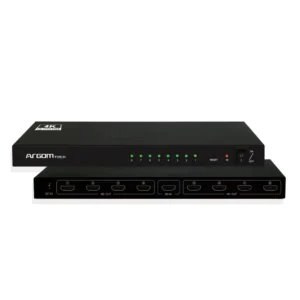 ARGOM Spliter HDMI 8 Puertos - Plug &  Play Full HD - (ARG-AV-5118)
