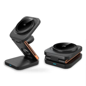 ARGOM Cargador de Escritorio Tipo-C 3 in 1 - MAGNETIC S4
