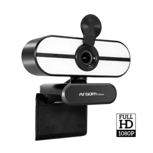 ARGOM Camara Web LED CAM45 - Full HD1080P con Mic
