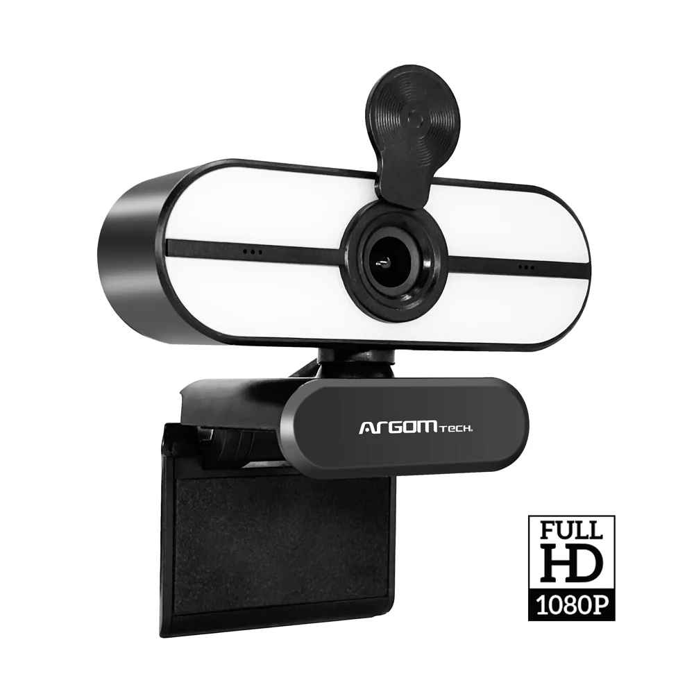 ARGOM Camara Web LED CAM45 - Full HD1080P con Mic