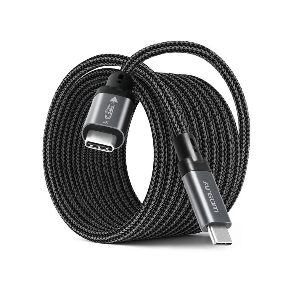 ARGOM Cable Trenzado Tipo-C - 1.8mts - 240Wtts