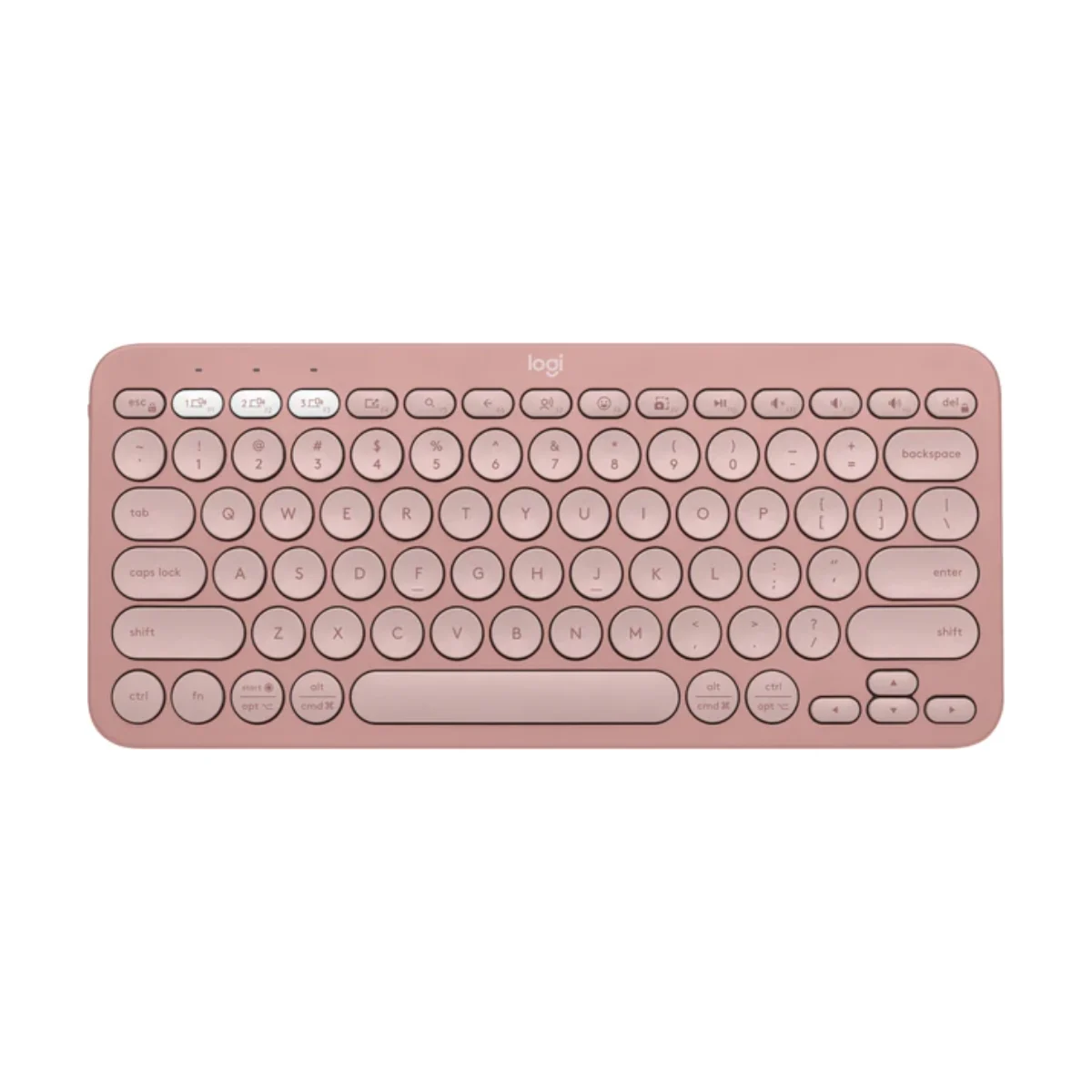 Logitech Teclado PEBBLE Keys 2 K380s BT Rose - 920-011785 - Imagen 3