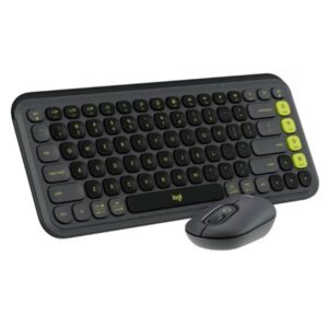 Logitech Teclado Y Mouse POP ICON BT Negro - 920-013052