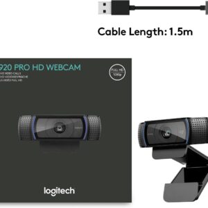 Logitech Camara Web Videollamadas FHD 1080p/30fps - C920 PRO (960-000764)