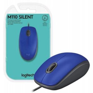 Logitech Mouse USB M110 Silent Blue - 910-006662