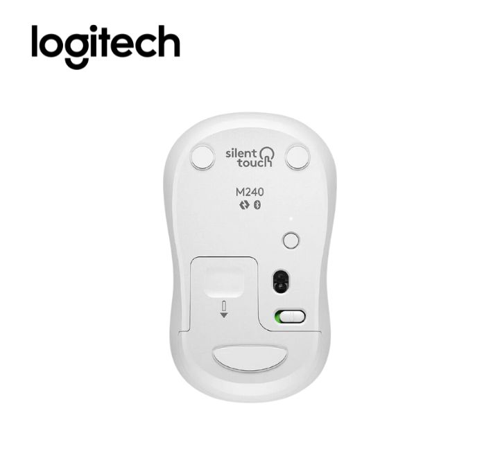 Logitech Mouse Wireless BT M240 Blanco - 910-007116 - Imagen 2