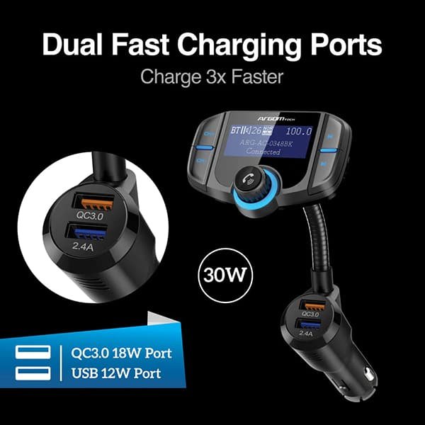Adaptador Bluetooth Vehicular SPECTRO T4 USB (ARG-AC-0348BK) - Imagen 2
