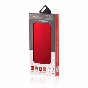 PowerBank con Puerto USB - 12,000mAh (ARG-PB-1150RD) - Imagen 2