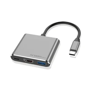 ARGOM HUB Tipo-C One Axess 3 en 1 (HDMI + Tipo-C + USB 3.0 )