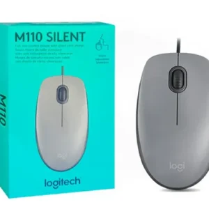 Logitech Mouse M110 SILENT USB-A Gris - 910-006757