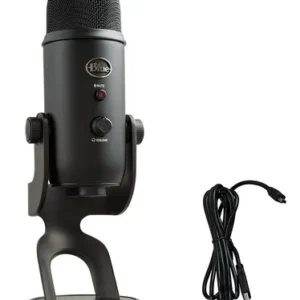 Logitech Microfono Premium Blackout - YETI Black (988-000504) - USB