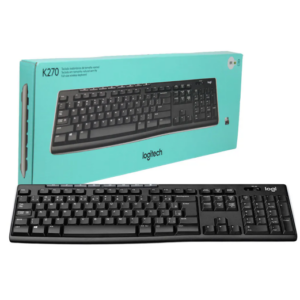 Logitech Teclado K270 Dongle USB Negro - 920-004426