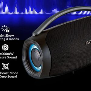 Parlante BT - TWS + IPX4 - 70W LED - RADYON X49 - ARG-SP-3149BK