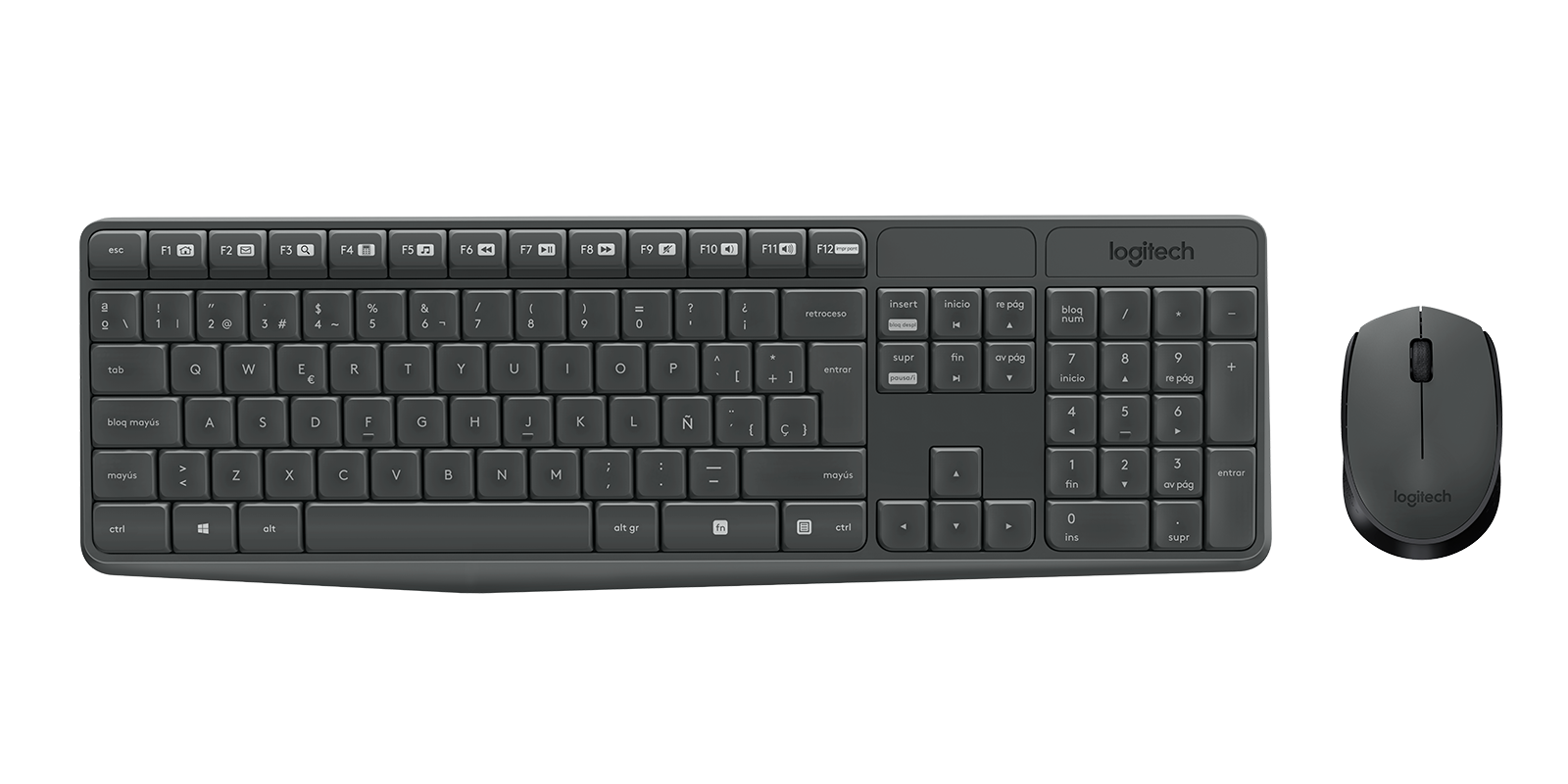 Logitech Teclado y Mouse Wireless MK235 - 920-007901 - Imagen 3