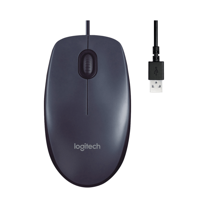 Logitech Mouse Wireless M90 Cable USB-A - 910-004053 - Imagen 2