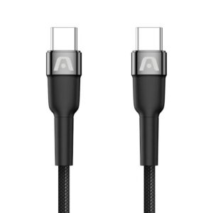 Cable Adaptador Tipo C carga rápida 65W 1.8M - (ARG-CB-0047BK)