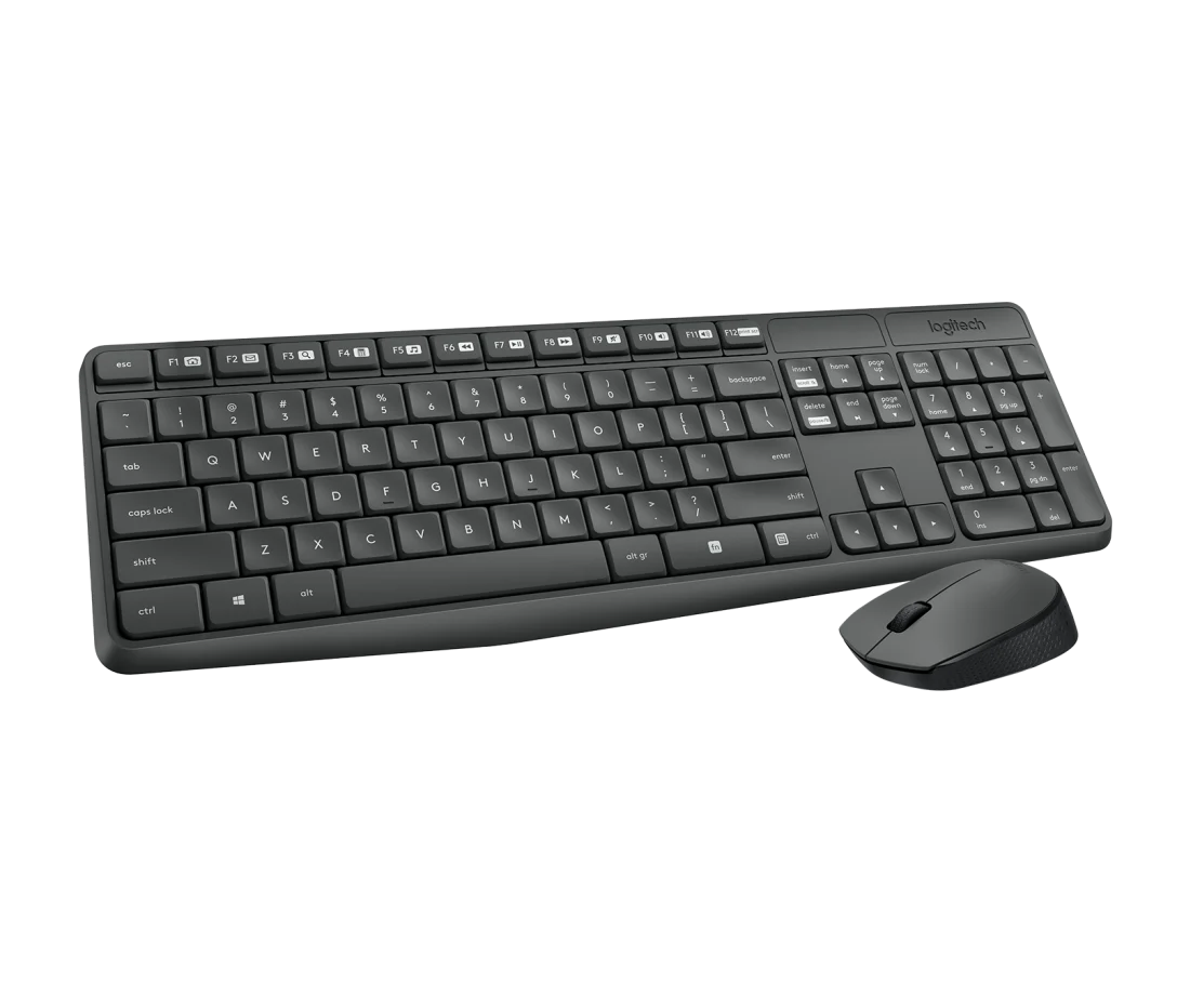 Logitech Teclado y Mouse Wireless MK235 - 920-007901