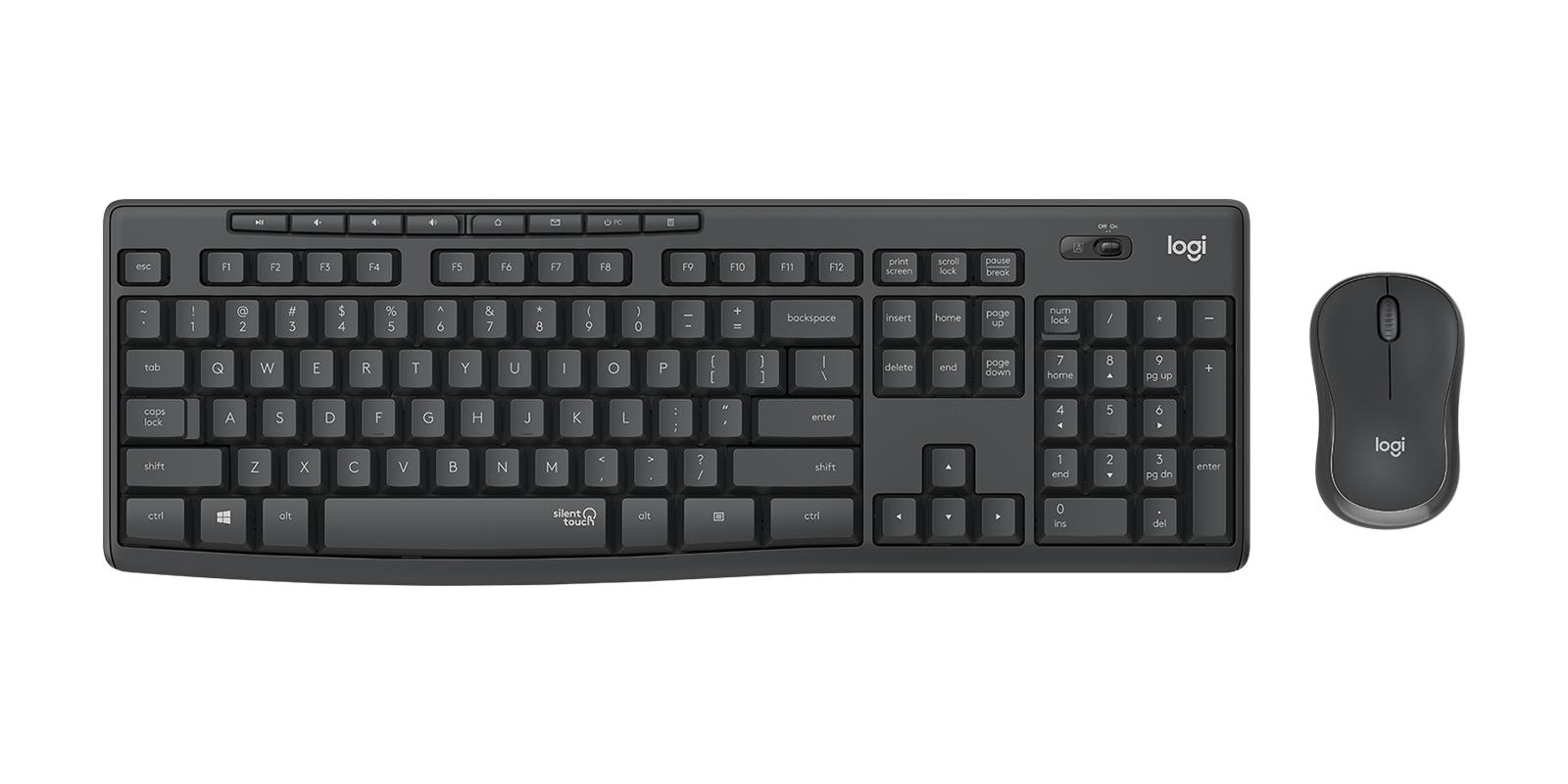 Logitech Teclado y Mouse Wireless MK295 Multimedia - 920-009792