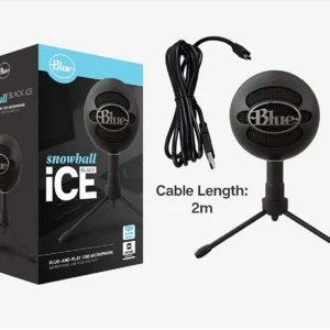 Logitech Microfono Premium BLUE SNOWBALL ICE - Black (988-000510) - USB