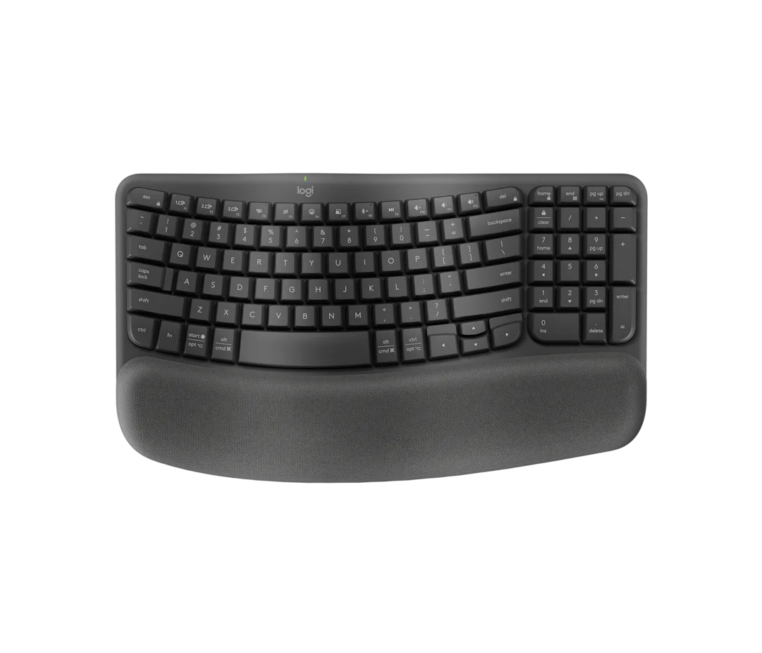 Logitech Teclado WAVE KEYS ERGO BT Grafito - 920-012278