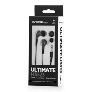 ARGOM Audifono Sencillo Black (ARG-HS-0525B)