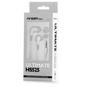 ARGOM Audifono Sencillo Blanco (ARG-HS-0525W)
