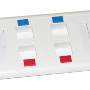 Newlink Wall Plate 1 Puerto (NEW-4000001) Blanco