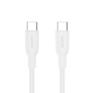 ARGOM Cable Tipo C a Tipo C para carga rápida 65W 1.8M -  ARG-CB-0070WT