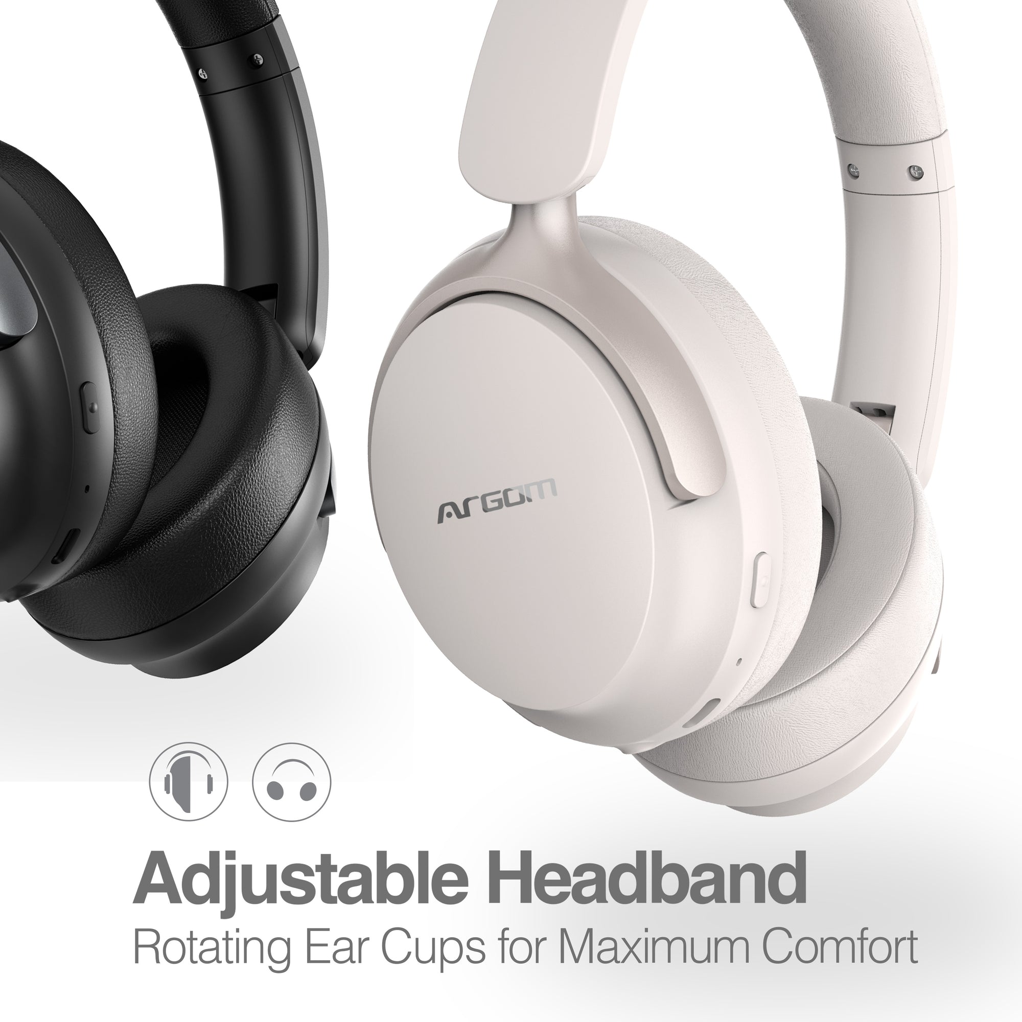 ARGOM Audifono BT Ultimate Sound ZONE (ARG-HS-2682BK) - Imagen 2