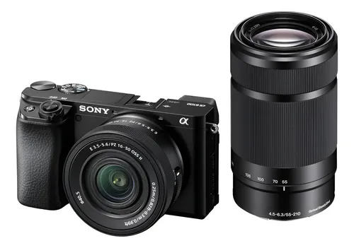 SONY - Camara Digital Mirrorless A6100 lente de 0.630-1.969