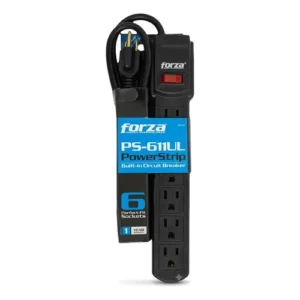 FORZA Regleta de 6 Tomas de 1875W/110V - (FSP-601UL)