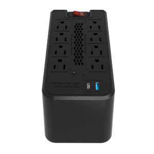 FORZA Estabilizador de Voltaje 1200VA/600W/120V 8 Tomas - (FVR-1221USB)
