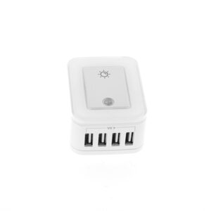 FORZA Cargador USB de Pared de 4 puertos 110/220VA - (FWT-4012USB)