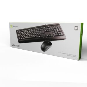 Klip Xtreme Teclado y Mouse Multimedia Dungle USB DeskMate - (KCK-251S)