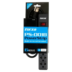 FORZA Regleta de 6 Tomas de 110V/220V - AU14FOR02 - (PS-001B)