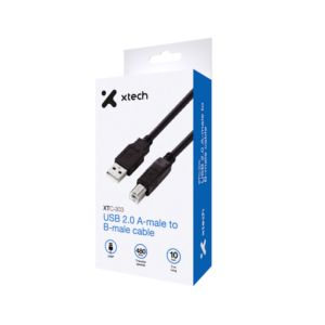 XTECH Cable USB de 10 FT para Impresora - XTC-303