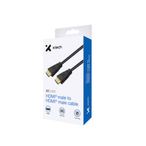XTECH Cable de Video HDMI 25FT 4K (XTC-370)