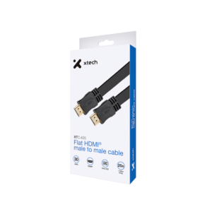 XTECH Cable de Video Plano HDMI macho a macho 25 ft - XTC 425