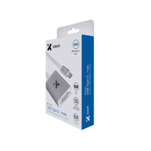 Xtech adaptador de USB Tipo-C Macho a VGA hembra - (XTC-552)