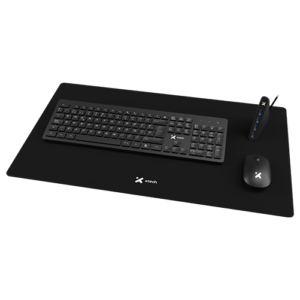 XTECH Combo Teclado + Mouse + Alfombra XL+  HUB USB 3.0 de 4 puertos - XTK-320S